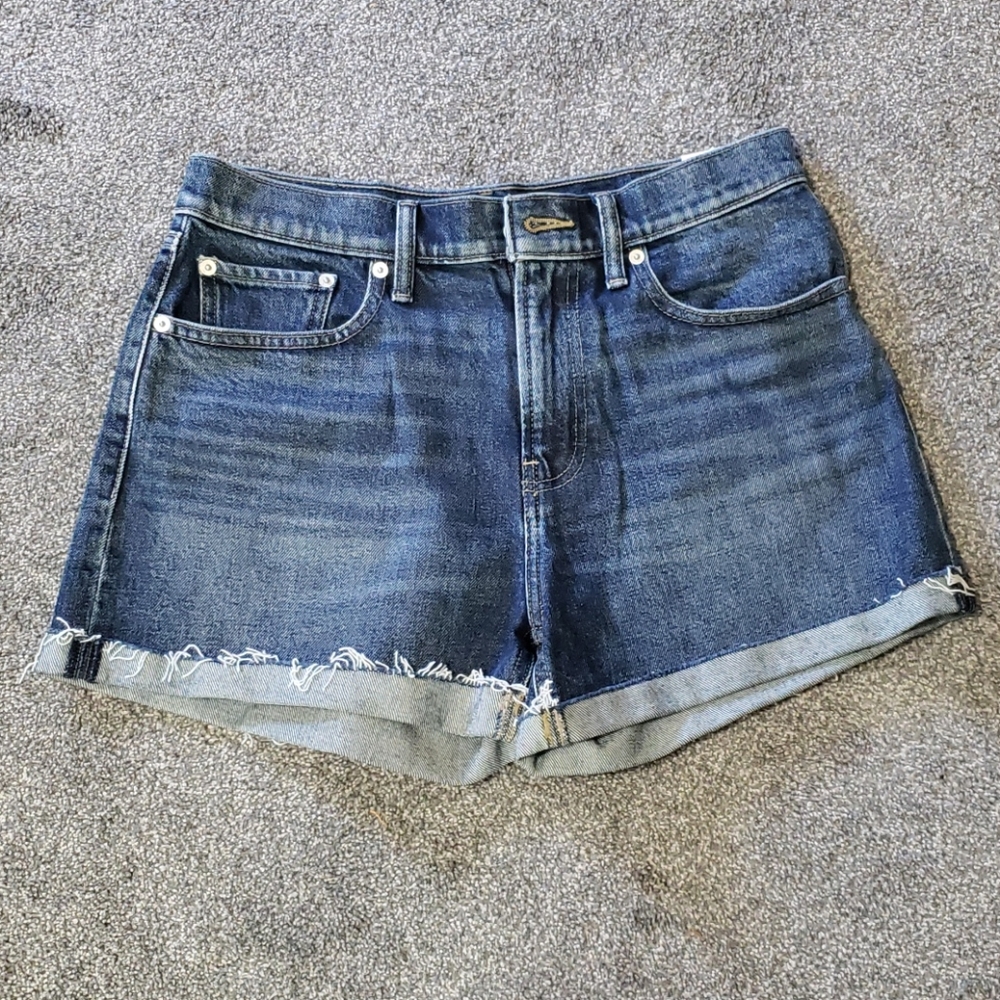 Lucky brand relaxed cuffed cut off short